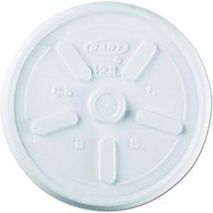 Lid Plastic 12 jl Trans Vented White