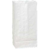 12lb White Paper Bags