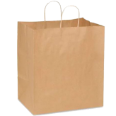 13x7x17 Kraft Twisted Handle Bag Large Size