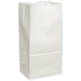 10 lb White Paper Bags