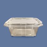 32 oz Rpet Clear Hinged Lid Deli Container